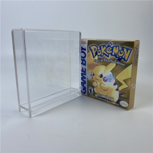 Transparent perspex Game Boy color system box acrylic display case 