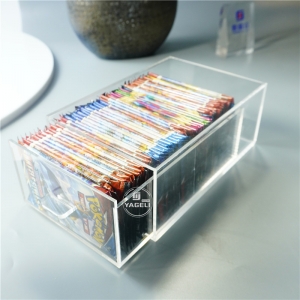 YAGELI stacking magnetic Pokemon acrylic booster box case 