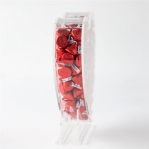 Luxury Hanging Perspex Acrylic Heart Vase Clear Flower heart Vase Wedding 