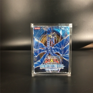 UV resistant wholesale acrylic case Yugioh booster box 
