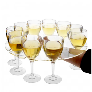 acrylic wine glass holder