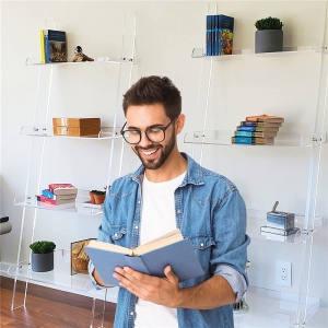 Acrylic products Standing Decor Display Unit for Organizer or Storage in The Room 