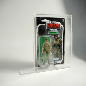 Wholesale clear acrylic star wars figure case with sliding lid 