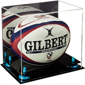 ACRYLIC  LUXURY RUGBY DISPLAY CASE 