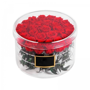 Yageli custom round acrylic flower box wholesale 