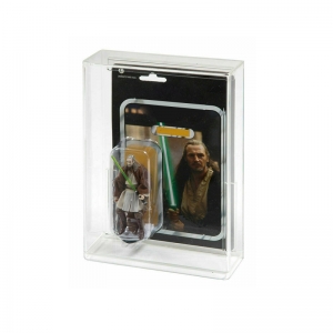 Clear sliding lid star wars black series acrylic case 