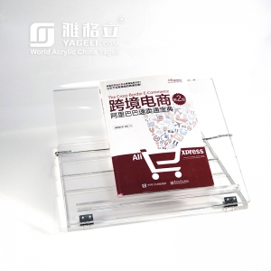 luxury foldable lucite acrylic book shtender 