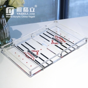 Wholesale acrylic sling puck board game foosball winner game 