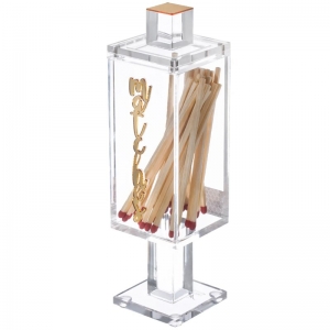 luxury Custom Design Lucite Acrylic Match Holder 