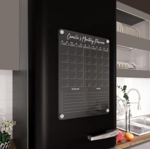 custom magnetic acrylic calendar board 