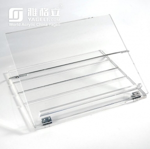 Acrylic Lucite Table Top Shtender Book Stand 