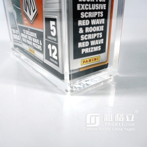 Lucite Acrylic sports case with magents 