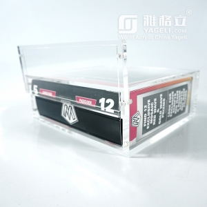 Lucite Acrylic sports case with magents 