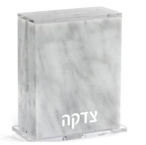 Acrylic Tzedakah Box Charity Money Box 