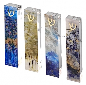 acrylic Jewish gifts Mezuzah Case 