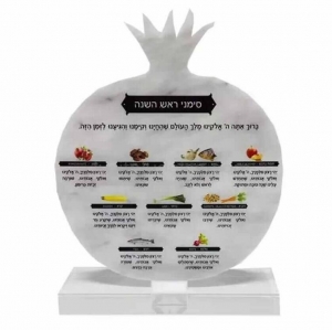 Factory Custom Lucite Acrylic Rosh Hashanah Simanim Cards 
