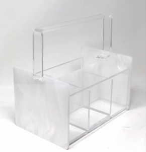 SILVERWARE ACRYLIC CADDY Cutlery Holder 