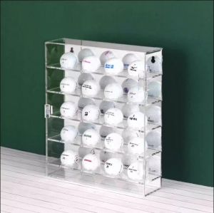Wholesale acrylic golf ball display case 