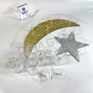 Judaica Acrylic Ramadan Trays for Homedecor 