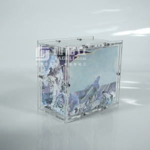 Custom Acrylic Booster Protector Display Case 