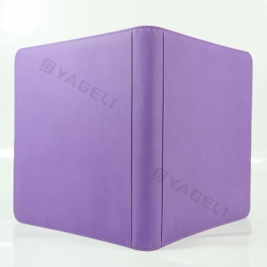 Premium Leather Trading Card Binder with 12 Pockets 