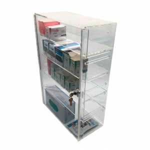 acrylic Medical Storage Wall Cabinet 