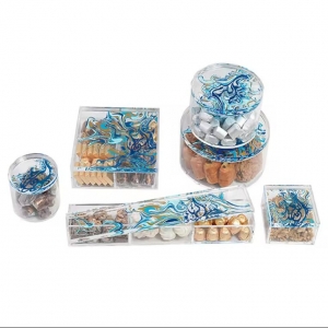 Custom Printed Chocolate Candy Storage Container Box 