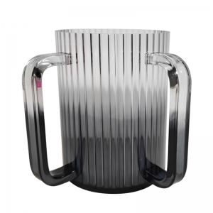 Acrylic Clear Round Judaica Lucite Washing Cup 