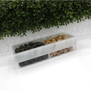 Lucite Divider Sectional Tray 