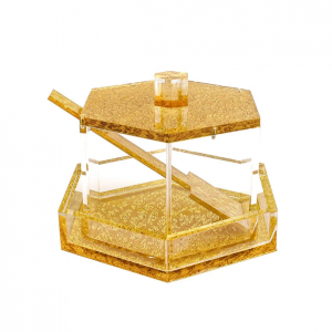 Rosh Hashana lucite Honey Dish For 