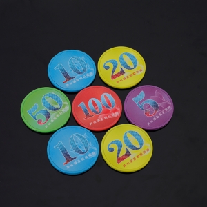 Acrylic Poker Chip Set 