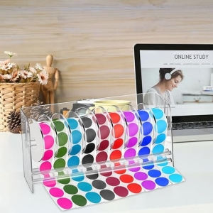 Custom acrylic label dispensers