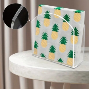 Clear Acrylic Napkin Holder Tissue Box 