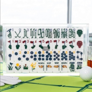 LUCITE MAHJONG TILE DISPLAY BOX 