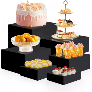 DIY luxury acrylic cake buffet riser display stand 