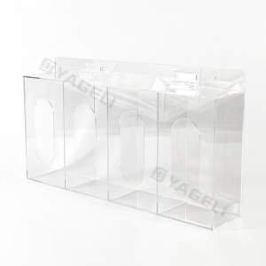 custom acrylic gloves dispenser 