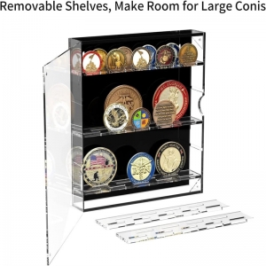 Acrylic Military Challenge Coin Holders for Collectors 