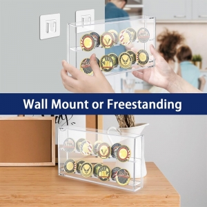Clear Acrylic Military Challenge Coin Display Case 