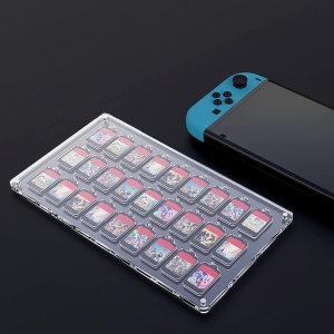 Transparent Acrylic Game Cards Storage Box 