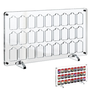 Transparent Acrylic Game Cards Storage Box 