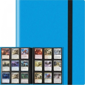 PU Leather 9 Pocket Card Binder