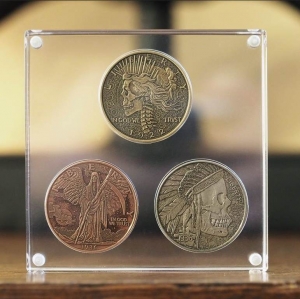 Acrylic coin frame