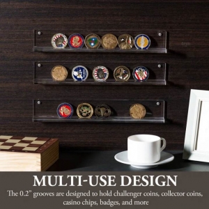 Acrylic Display Coin Holder 