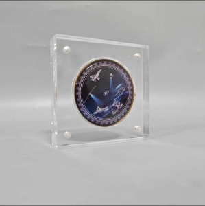 Custom Acrylic Coin Display Box 