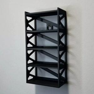 Wall Mounted Plastic 1/64 Diecast Model Car Display Rack 