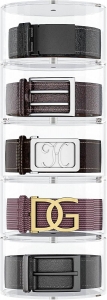 Acrylic 5 Layers Belt Case Storage Holder 