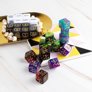 63 Pieces MTG Dice for Cards Gaming Accessories 