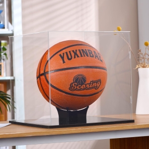 UV Protected Acrylic Basketball Holder Case 