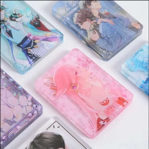 Wholesale Customized Acrylic Anime Quicksand Liquid Standee 