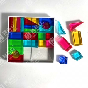 wholesale OEM Acrylic Gem Cube Set 